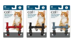 Adjustable Nylon Cat Harness Assorted Colours