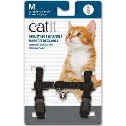 Adjustable Nylon Cat Harness Assorted Colours