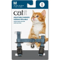 Adjustable Nylon Cat Harness Assorted Colours