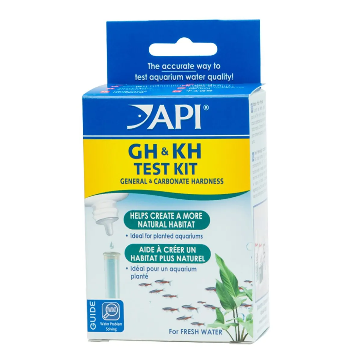 API GH & KH General & Carbonate Hardness Test Kit for Freshwater Aquariums