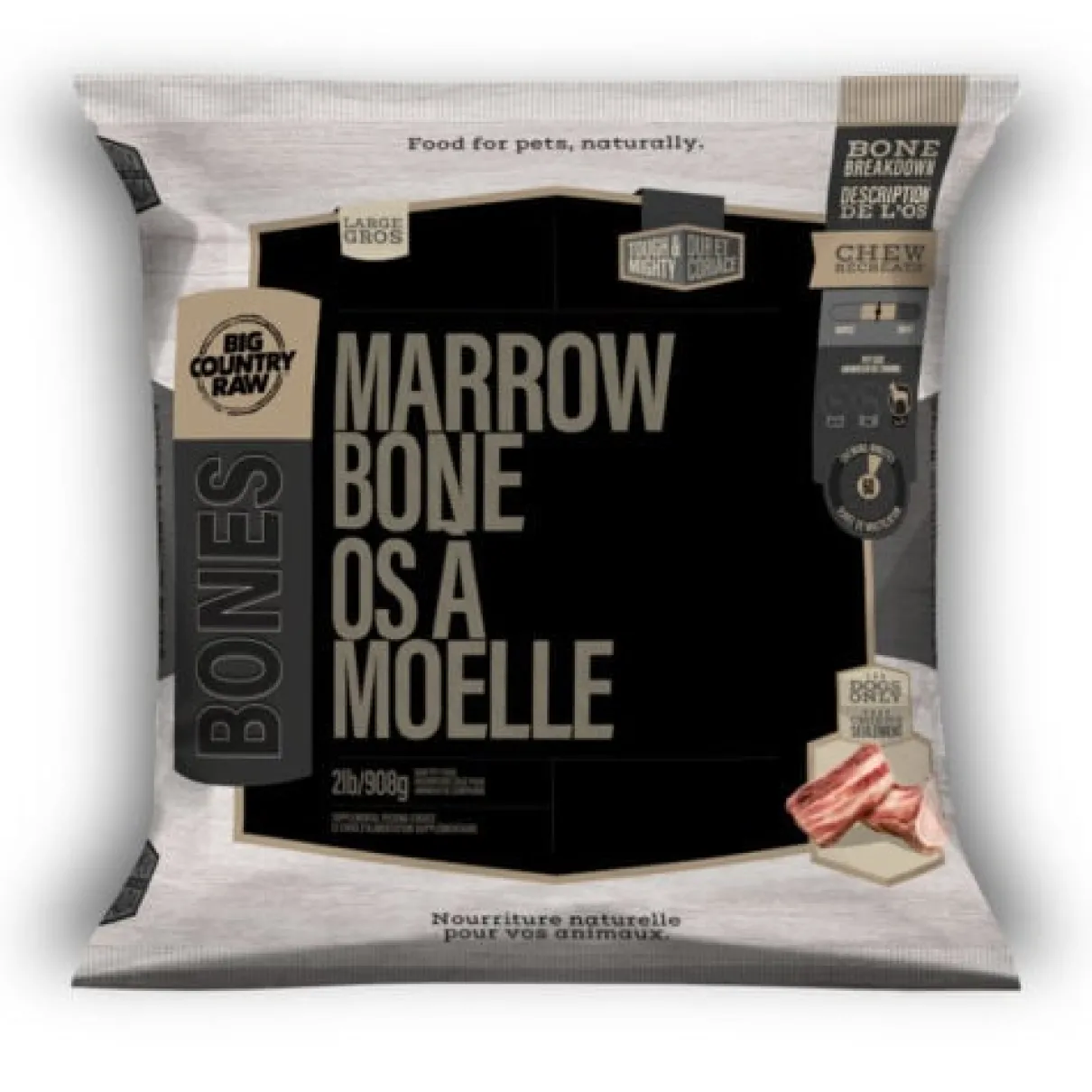 Beef Marrow Bone Large 2lb Bag