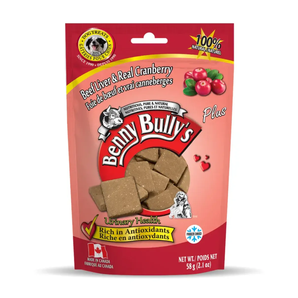 Benny Bully's Liver Plus Cranberry 58g