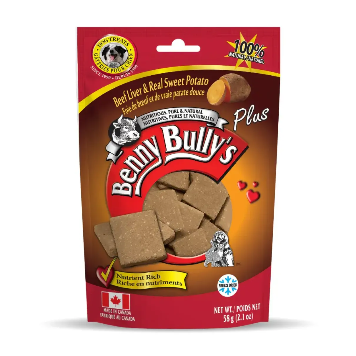 Benny Bully's Liver Plus Sweet Potato 58g