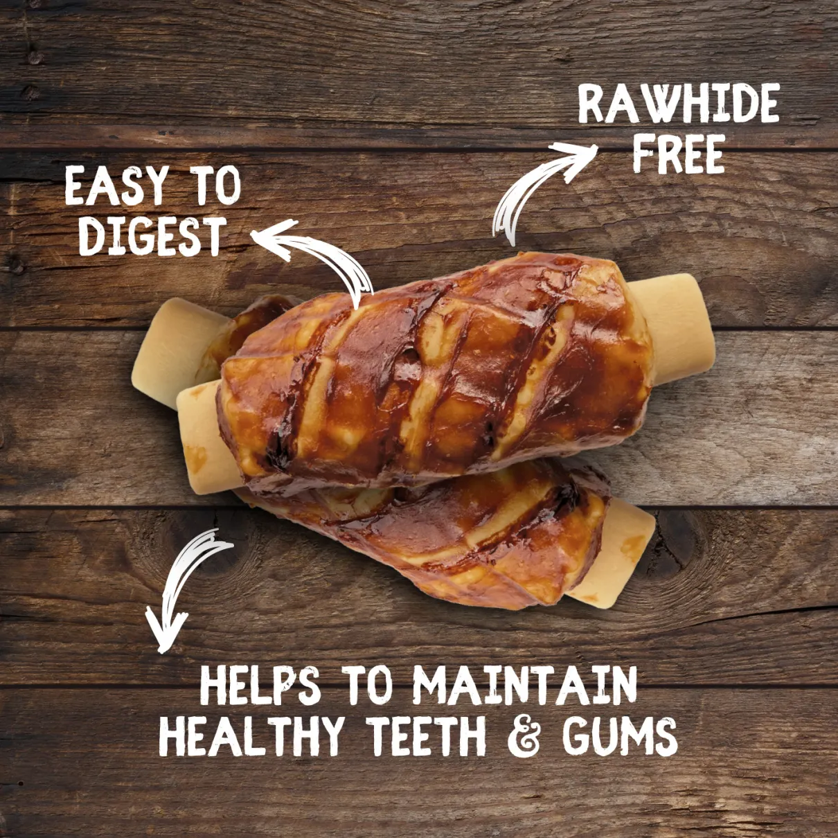 Better Than Rawhide BBQ Rib Pork Flavour 4 pack