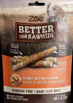Better than Rawhide Twists Peanut Butter Flavour 12 pack