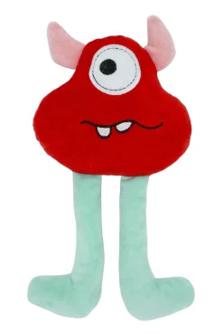 Bud'Z Monster Plush Ted Red Dog Toy