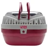 Carrier for Small Pets - Large - Red/Grey