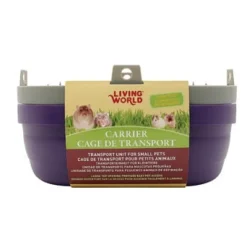 Carrier for Small Pets - Small - Grey/Purple