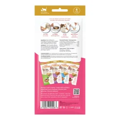 Catit Creamy Superfood Treats - Tuna Recipe with Coconut and Wakame - 4 pack