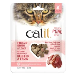 Catit Freeze-Dried Raw Cat Treats Beef, Pork & Lamb Liver 28.4g