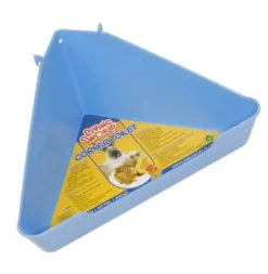 Corner Toilet - Medium - Light Blue