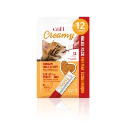 Creamy Lickable Cat Treat Chicken & Liver 12 Pack