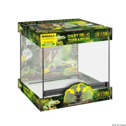 Dart Frog Terrarium - Advanced Amphibian Habitat Small/Wide 45Lx45Wx45Hcm (18x18x18in)