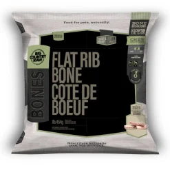 Flat Rib Bone Small 1lb Bag
