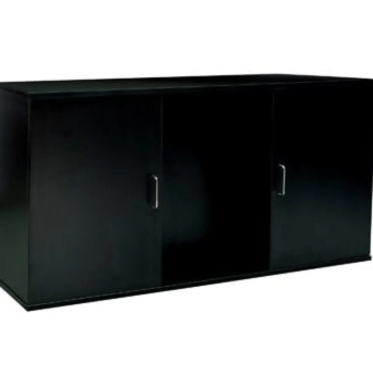 Fluval Aquarium Cabinet (55 Gallon) - 48.78" x 13.25" x 26" (124 cm x 33.7 cm x 66 cm) - Black