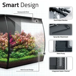 Fluval Flex 2.0 Aquarium Kit 34L (9 US gal)