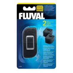 Fluval Nano Aquarium Filter Carbon Cartridge - 2 Pack