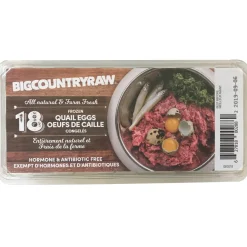 Frozen Quail Eggs 18ct