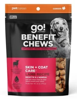 Go! Benefit Chews Skin + Coat Lamb Recipe Dog Treats 170g