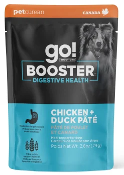 Go! Booster Digestive Health Chicken & Duck Pate Meal Topper for Dogs
