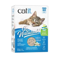 Go Natural! Pea Husk Mix Multi-Cat Clumping Cat Litter Vanilla 6.4kg