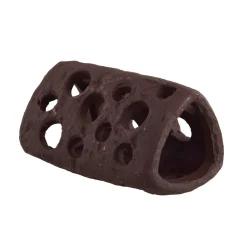 Holey Ceramic Tube Triangle Aquarium Ornament