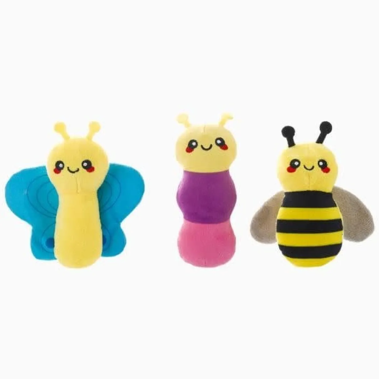 Hugsmart Fuzzy Friendz Puppy Garden Little Insects 3pk