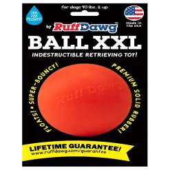 Indestructible Rubber Ball Assorted XXL 4"