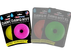 Indestructible Rubber Dawg-Nut Assorted Regular 3.5"x1.25"
