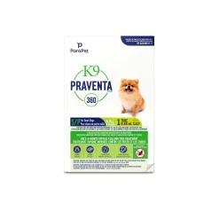 K9 Praventa 360 Flea & Tick Treatment - Small Dogs up to 4.5kg - 1 Tube