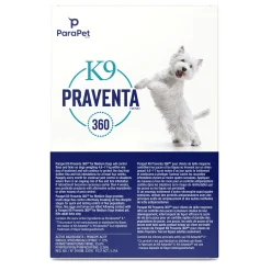 K9 Praventa 360 Flea & Tick Treatment - Medium Dogs 4.6 kg to 11 kg - 3 Tubes
