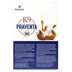 K9 Praventa 360 Flea & Tick Treatment - Large Dogs 11 kg to 25 kg - 3 Tubes