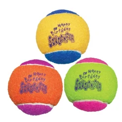 Kong Squeakair Birthday Balls Medium 3pk