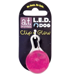 LED Clip n' Glow Tag Pink