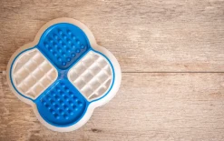 Lick Tray - Blue/White