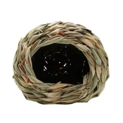 Living World Hangout Grass Hut - Small - 14 x 14 x 11.4 cm (5.5 x 5.5 x 4.5 in)