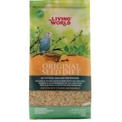 Living World Original Seed Diet For Budgies - 1 kg (2.2 lb)