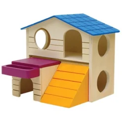 Living World Playground Play House - Large - 16.5 x 16.5 x 15 cm (6.5 x 6.5 x 5.9")
