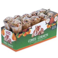 Living World Small Animal Cone Fruit Flavour 40g (1.4oz)