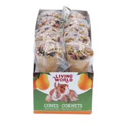 Living World Small Animal Cone Fruit Flavour 40g (1.4oz)