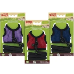 Living World Small Harness and Lead Set - Assorted Colors - Small