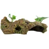 Log with Plants 9"x4"x4"