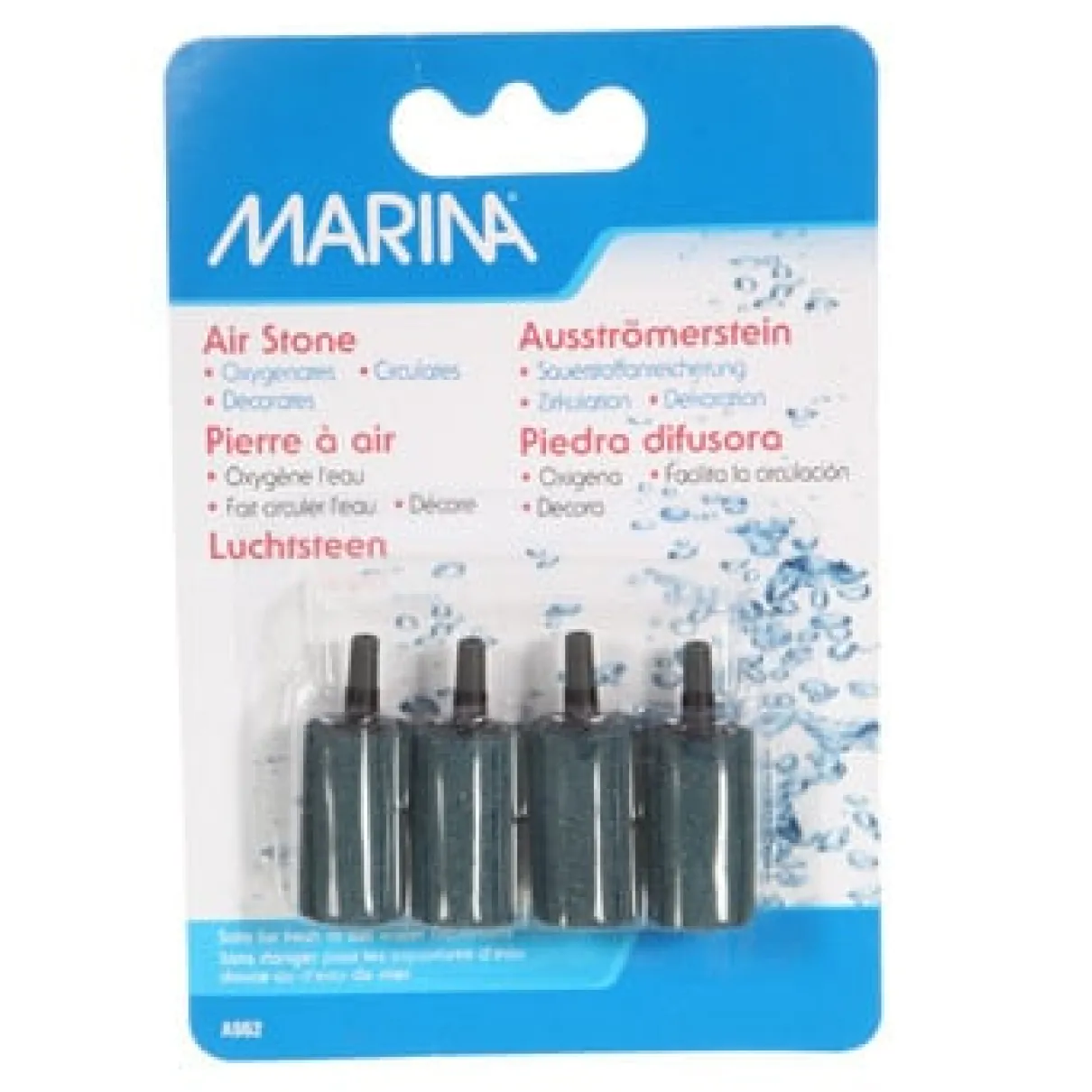 Marina Air Stone, Cylindrical, 2.84 cm (1 1/2"), 4 pieces