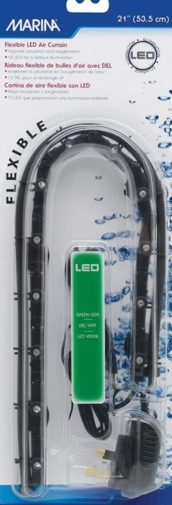 Marina Flexible LED Air Curtain - 53.34 cm, 12 Green LED lamps