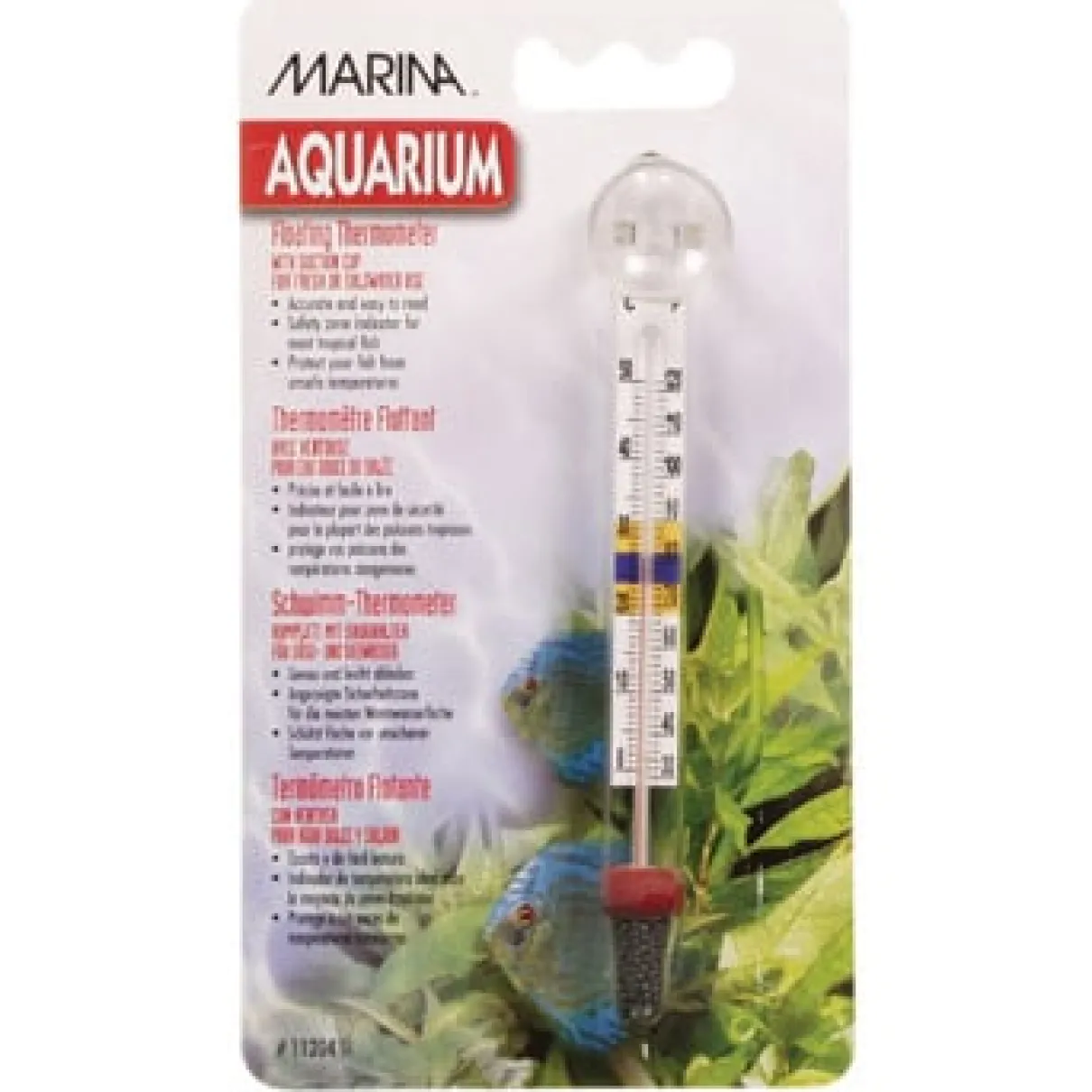 Marina Large Floating Thermometer with suction cup - Centigrade - Fahrenheit