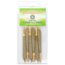 Meowijuana Catnibas King Meowy J's Catnip Joints - 6pk