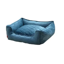 Modern Ocean Pet Bed with Velvet Quilting