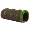 Mossy Ceramic Tubes Crescent Aquarium Ornament