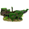 Mossy Shipwreck Aquarium Ornament