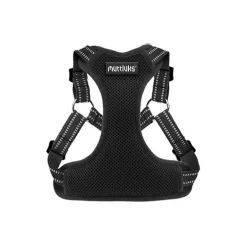 Muttluks BreezyVest Ultra Harness Strong Cat or Small Dog Harness Black X-Small